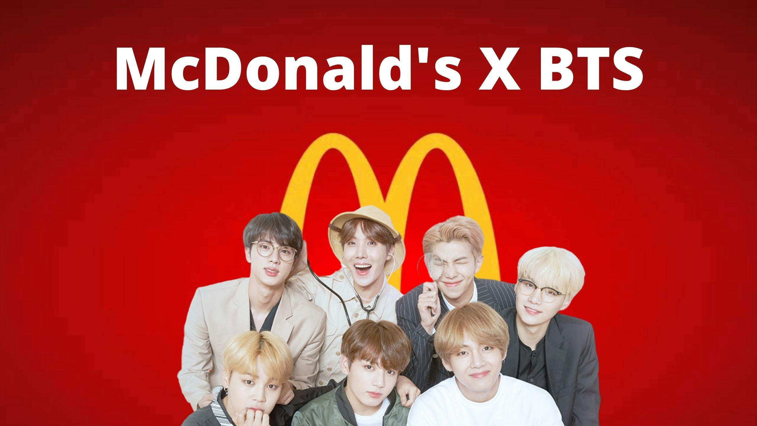 McDonald's  and K-Pop Band BTS Collaborates to launch a New Meal