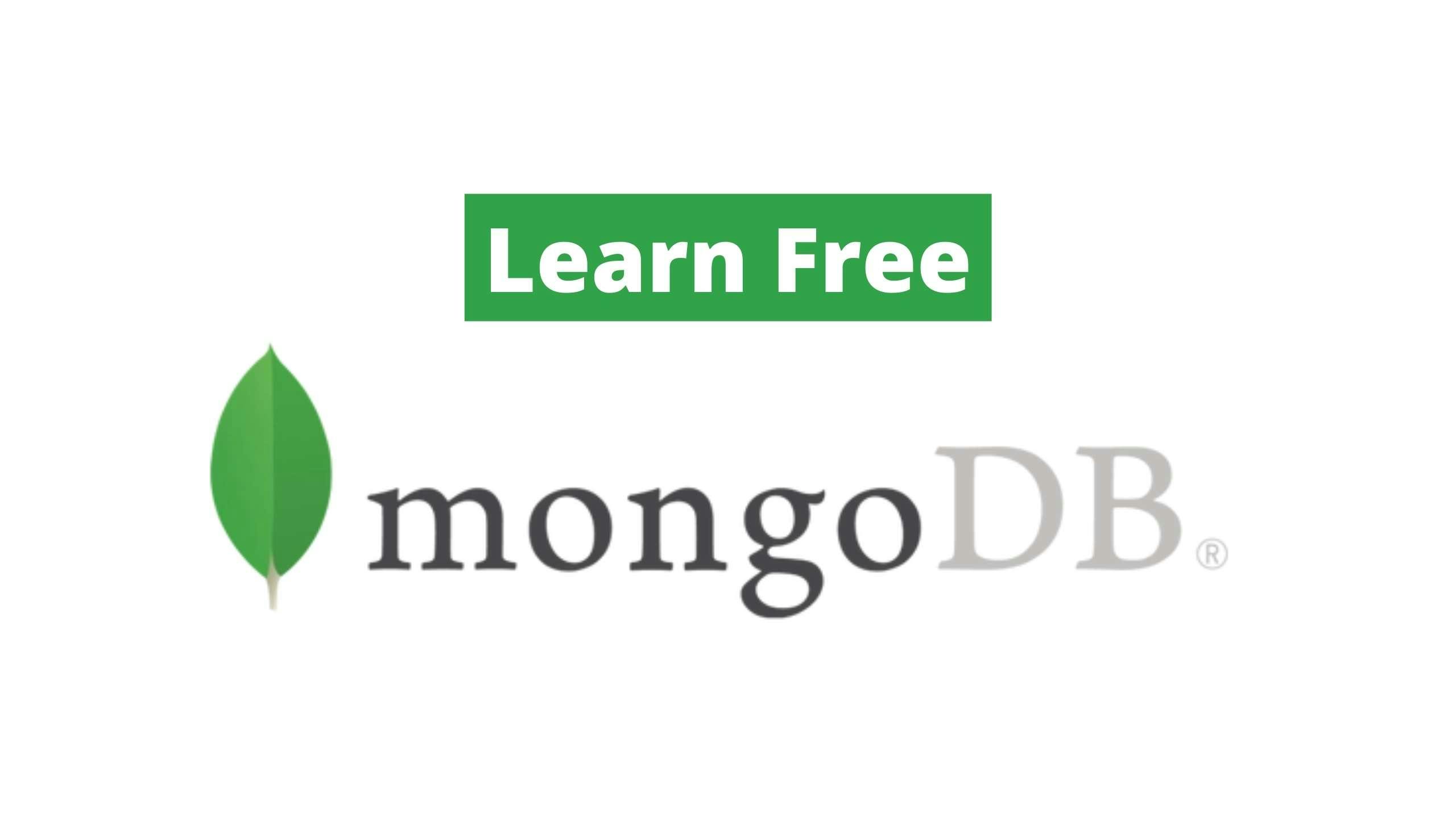 Learn MongoDB for free on YouTube from Beginner to Advanced