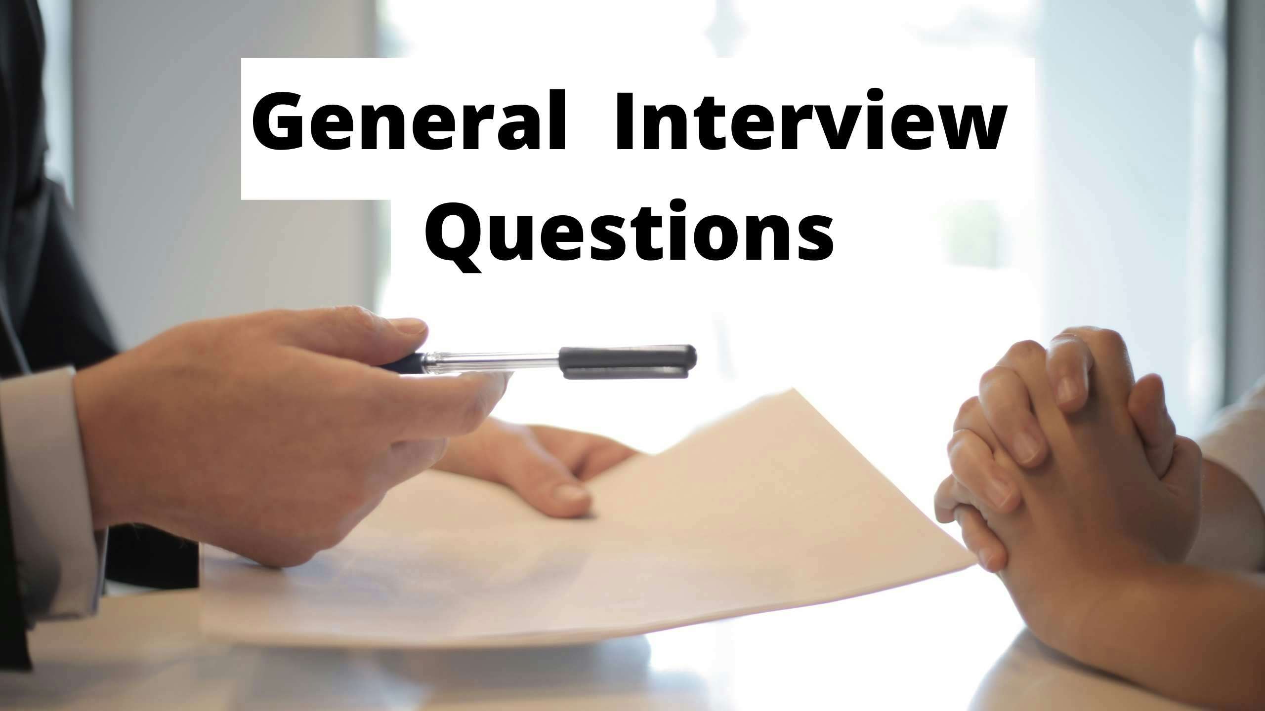 7 General Interview Questions and their Answers for Tech Jobs - Thumbnail