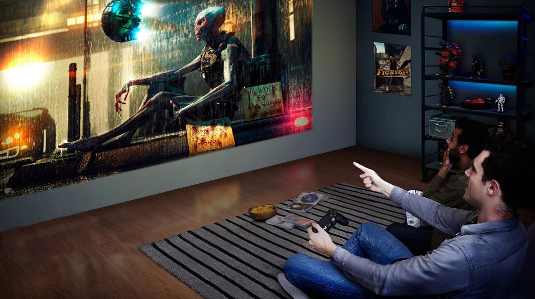 BenQ unveils a projector capable of rendering open-world games