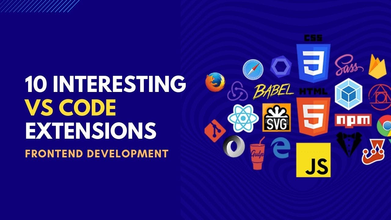 10 Most interesting Visual Studio Code Extensions for Frontend Developers